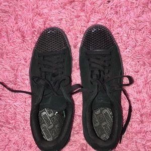 Black Studded Puma Shoes